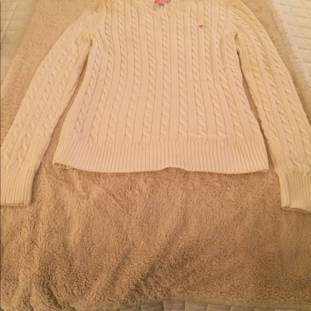 Lily Pulitzer cable knit sweater